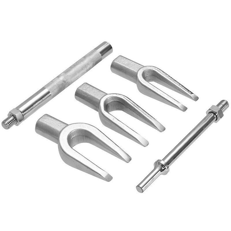 5Pcs Tie Rod Ball Joint Pitman Arm Removal Tool Kit Case Automotive Hand Tool