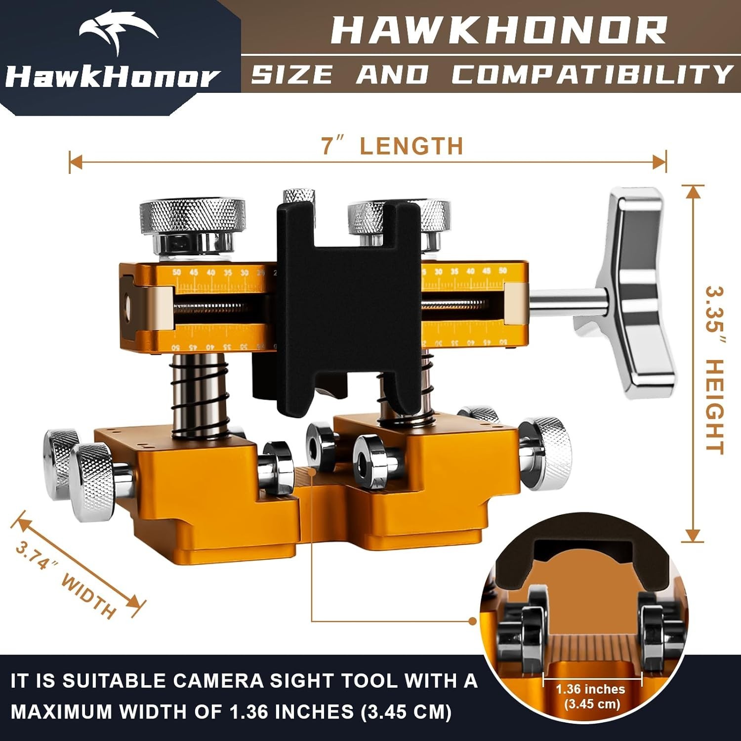HAWKHONOR Sight Pusher Tool for Efficient Material Handling & Moving Camera