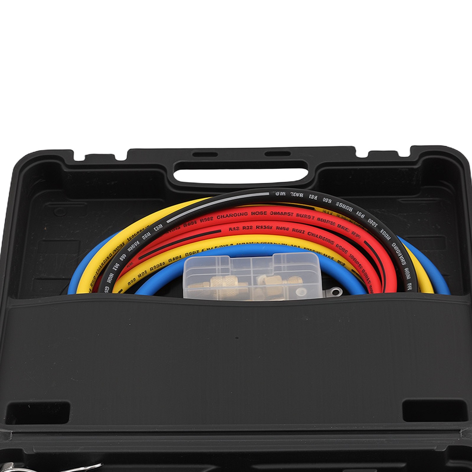 4-Way HVAC AC Gauge Set for R134a R22 R410a Manifold Diagnostic Tool 5ft Hoses