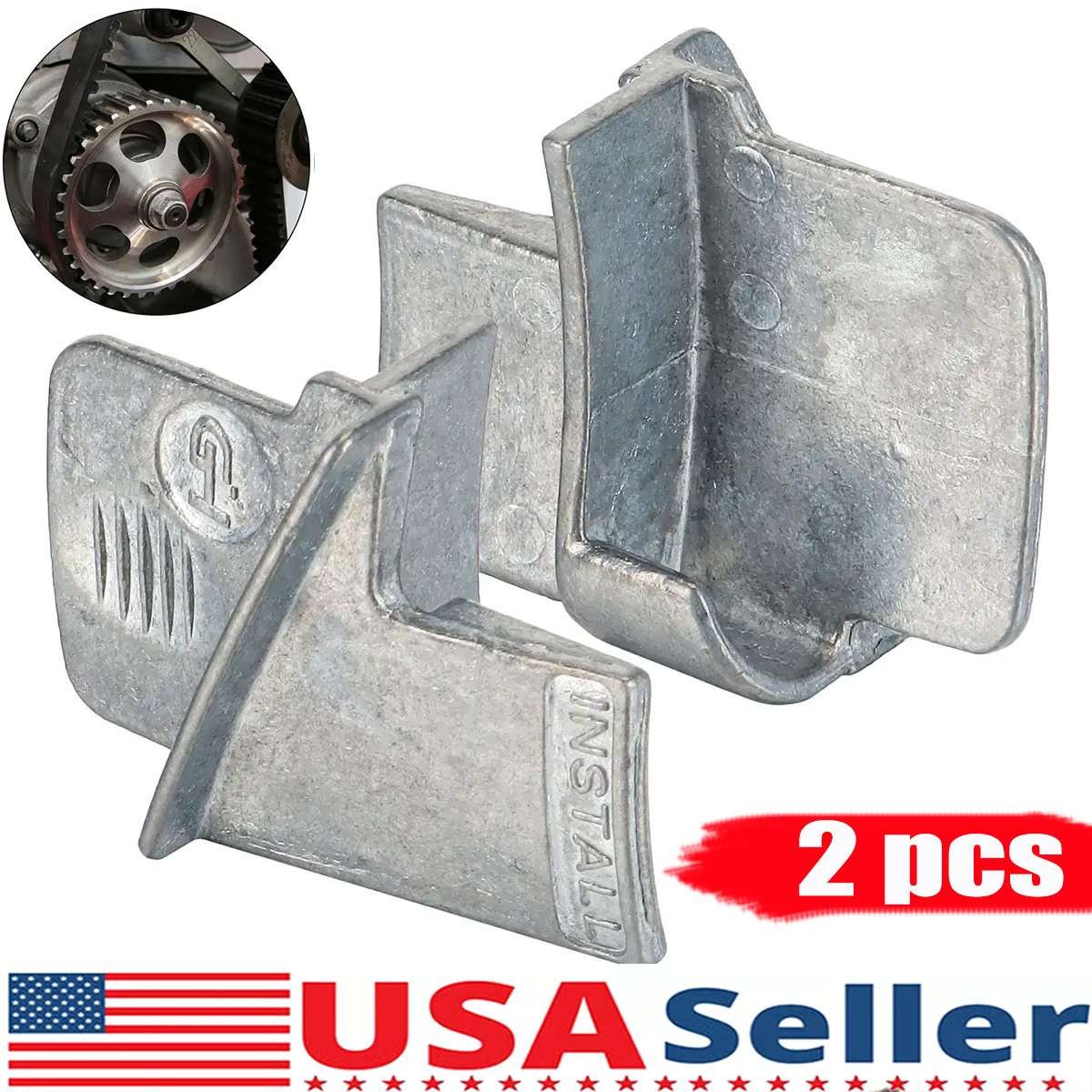 2PCS Car Truck Stretch Belt Remover Installer Mate Kit Tool For Cart Skid-Steers