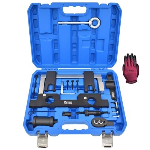 BMW N20 N26 Camshaft Timing Tool Kit with Flywheel Holder & Injector Remover