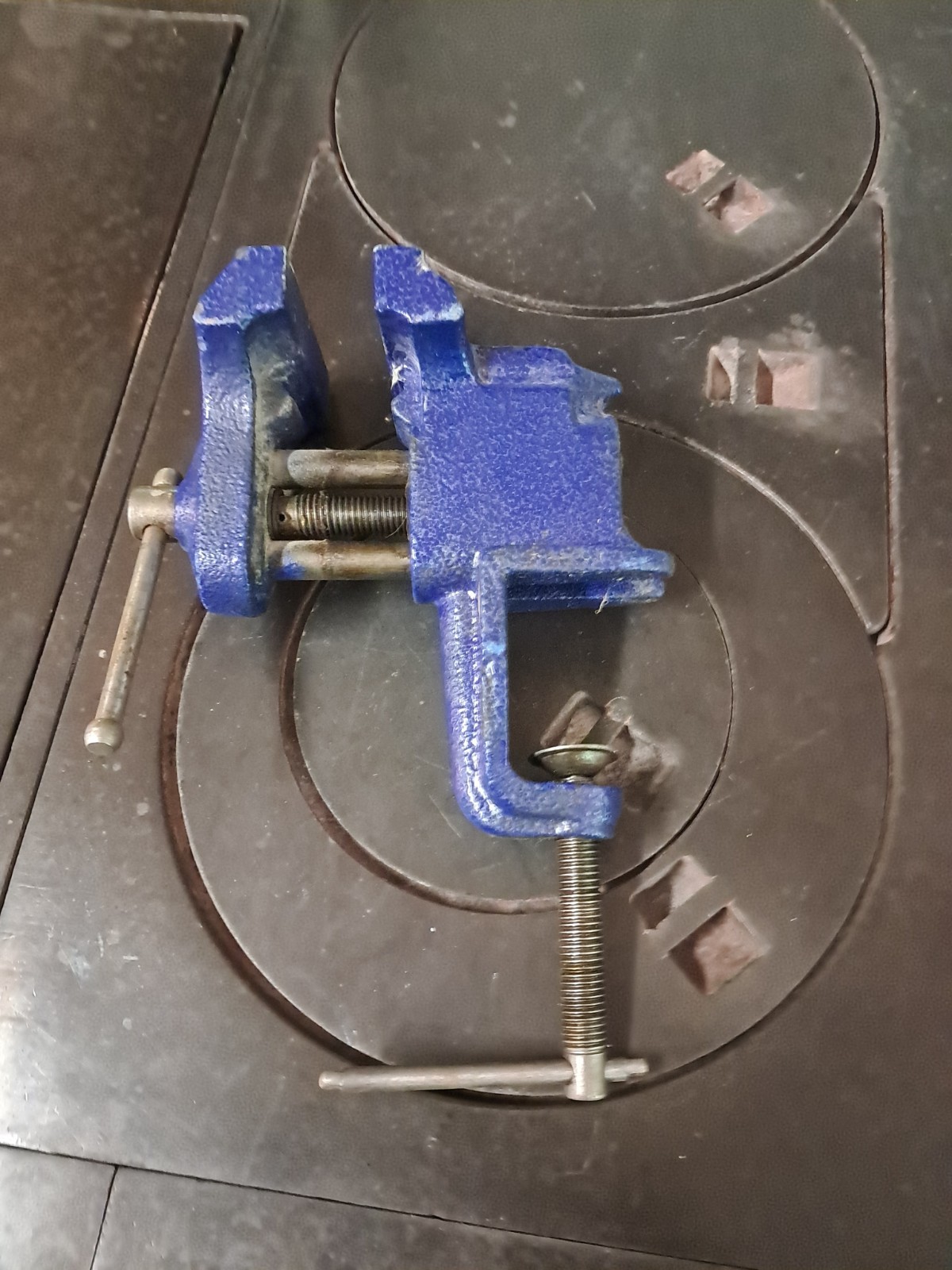Wilton 150 Clamp-On Bench Vise, 3in Jaw Width 2.5 Jaw Opening