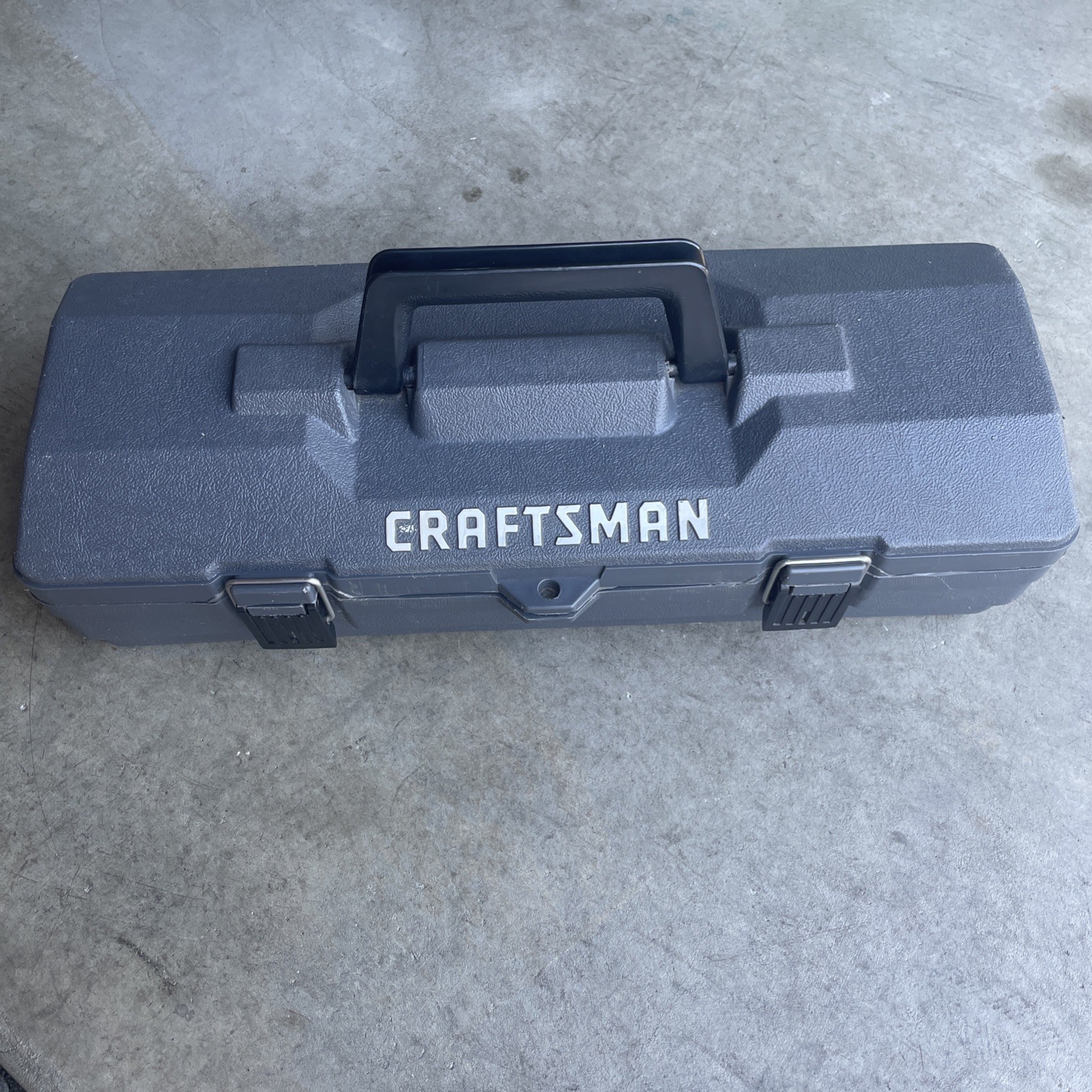 Vintage Craftsman USA 20″ Permanex Truck Box w/ Built in Socket Holders
