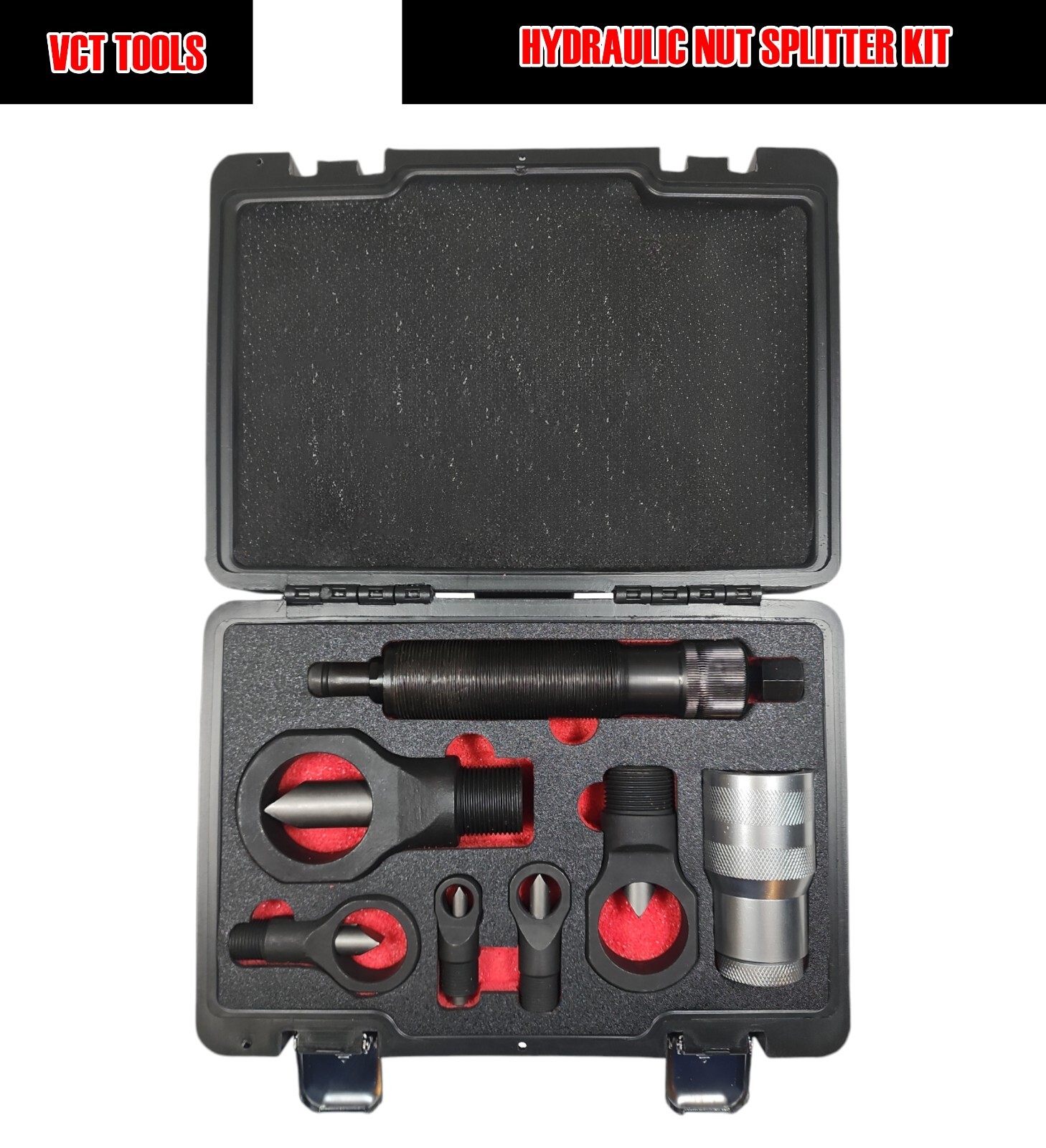VCT 10 Ton Hydraulic Ram Hydraulic Nut Splitter Breaker Separator Extractor Tool