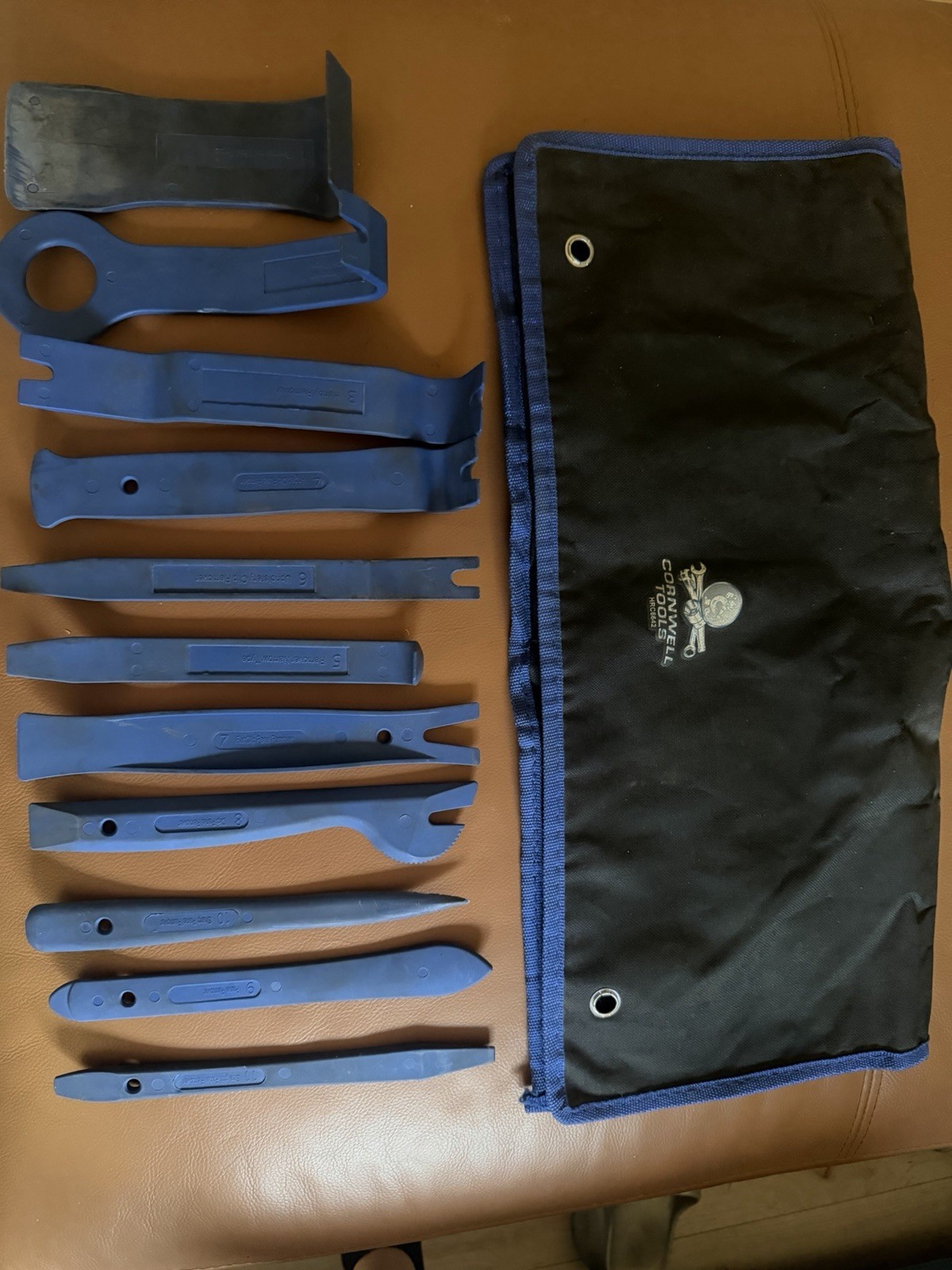 Cornwell Tools HRC6642 Upholstery Trim Panel Remover Pry Tool Kit – full set