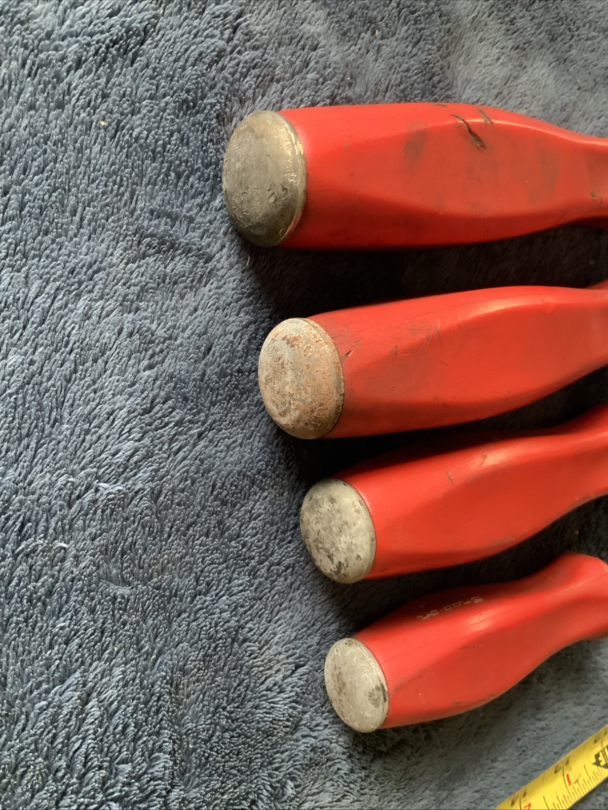Snap On 4pc Striking Bar Set…red…old School……