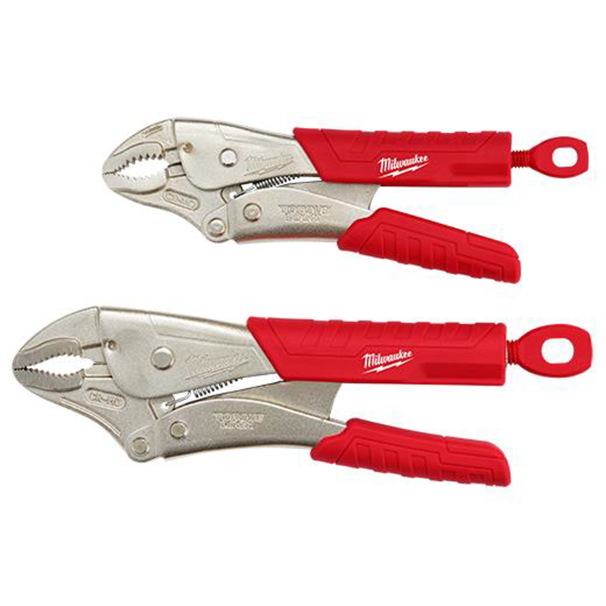 Milwaukee 48-22-3402 2pc 7″ & 10″ TORQUE LOCK Curved Jaw Locking Pliers Set