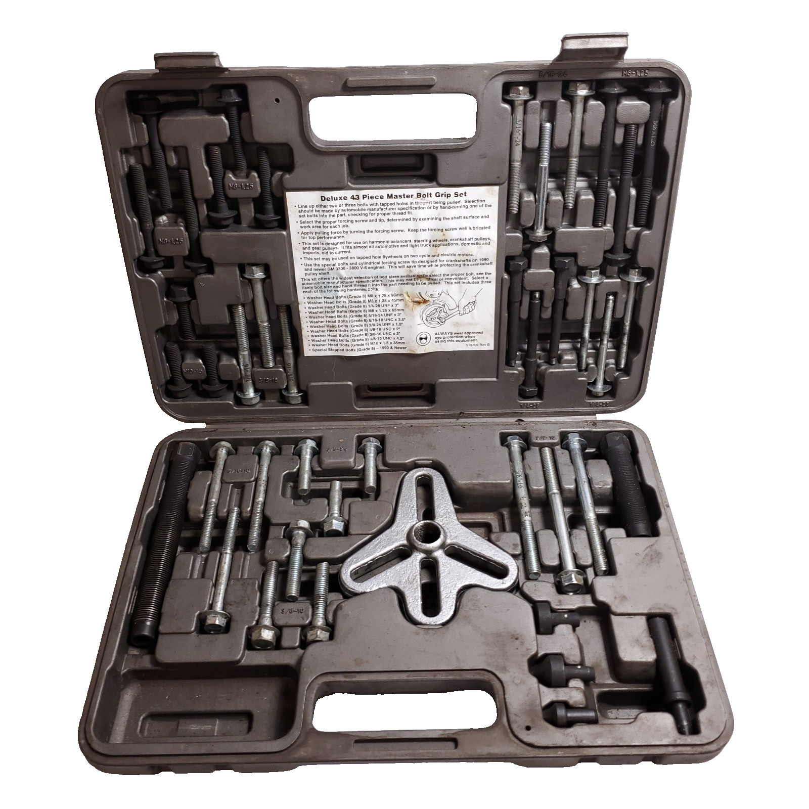 Cornwell Deluxe 43 pc. Master Bolt Grip Set OW-C6501 Complete