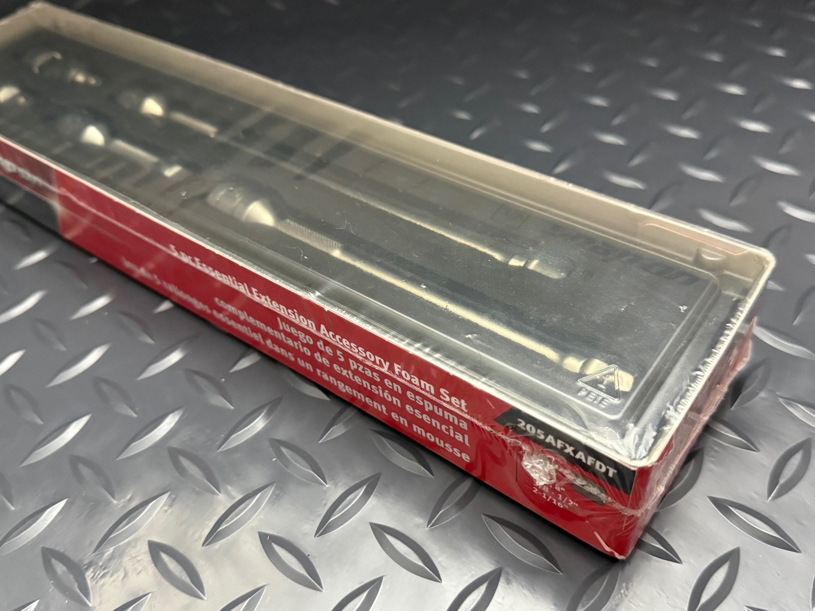 snap on 5pc GRAY extension accessory red foam set 3/8 drive 205afxafdt New USA