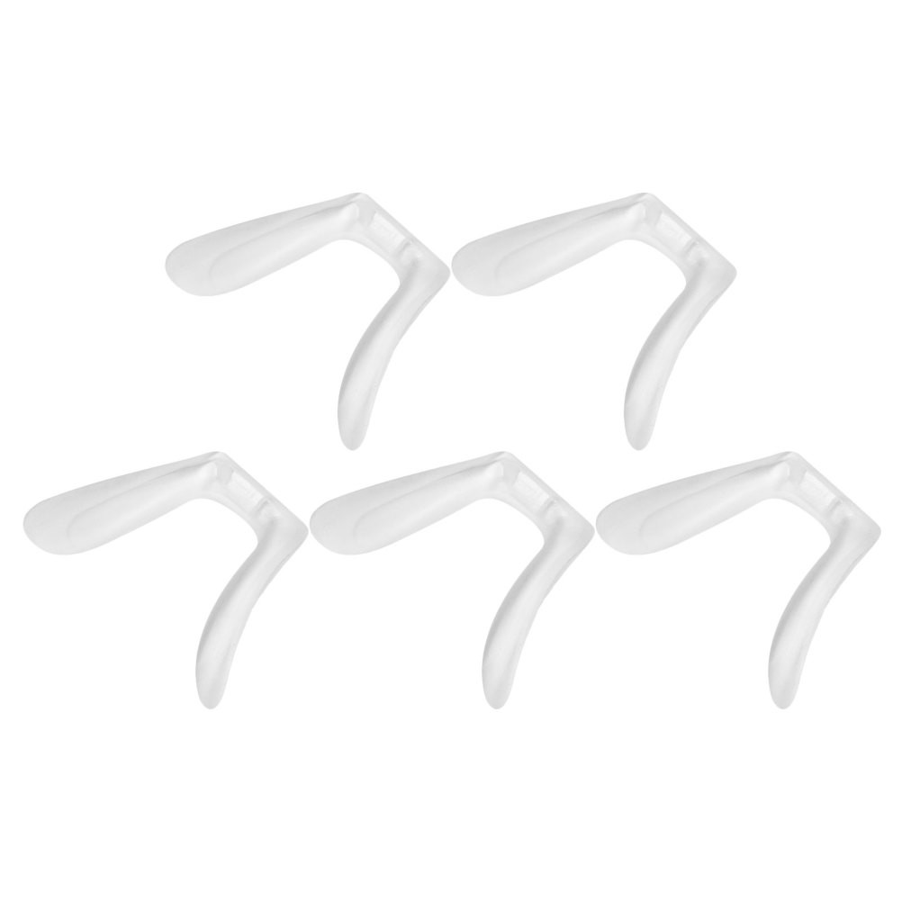5 Pcs Eyeglass Nose Pads Clear Glasses Silicone Bridge Support for