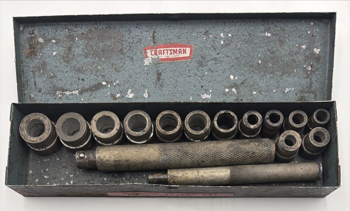 Vintage Craftsman 15-Piece Bushing Driver & Seal Installer Set (Made in USA)