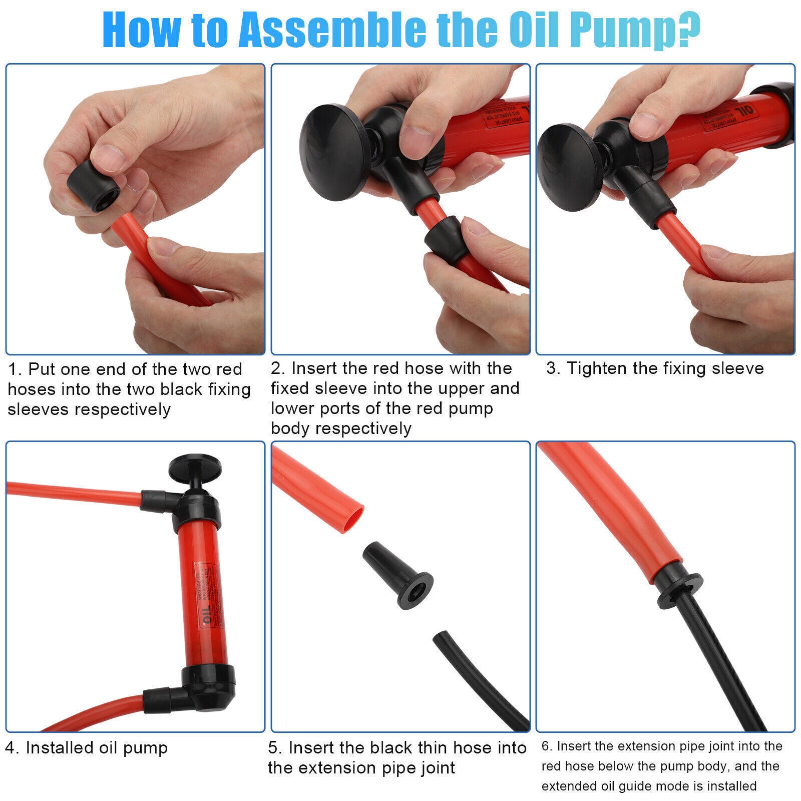 Fluid Extractor Pump Manual Suction Multi-Use Liquid Transfer Siphon Hand Pump