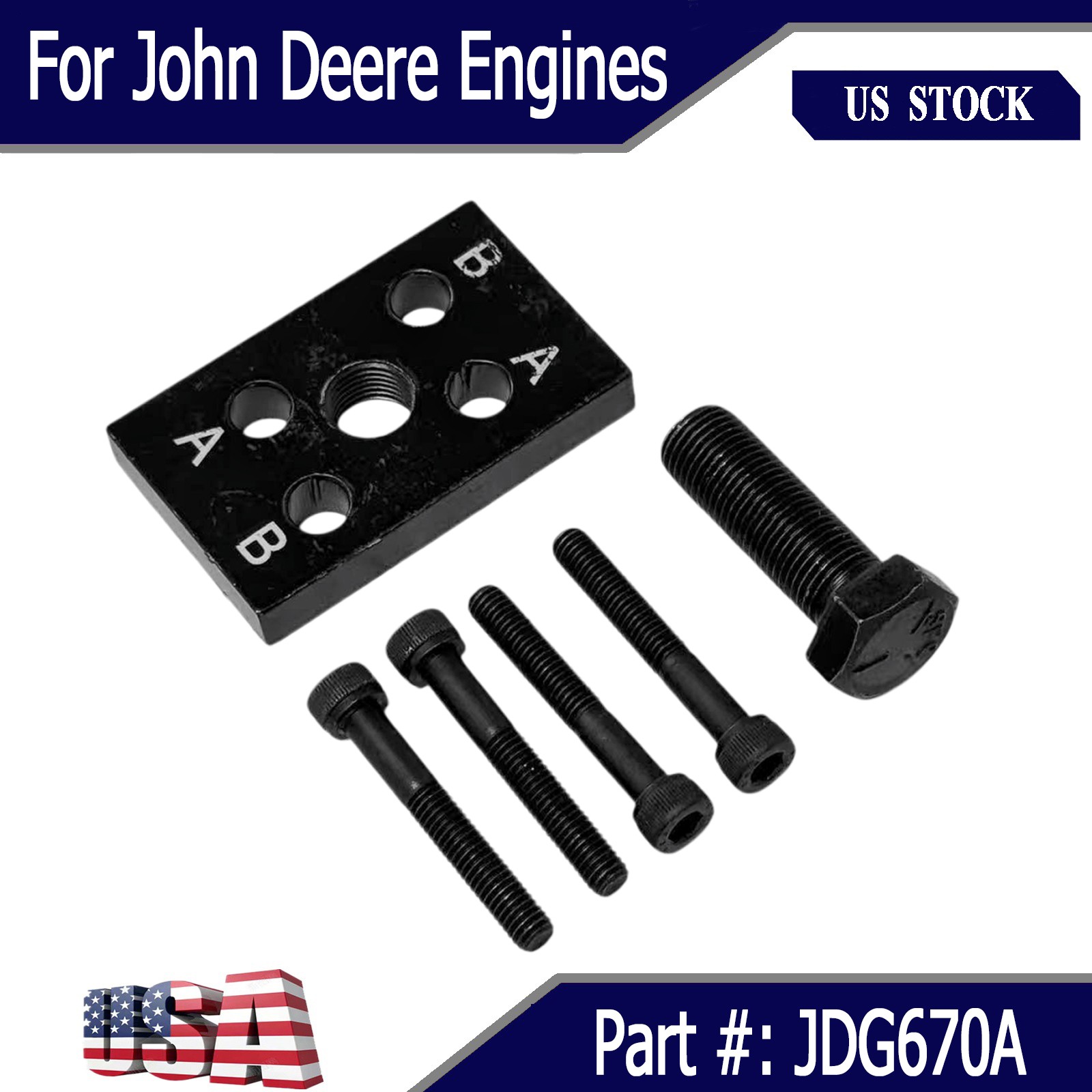 JDG1560 JDG670A Heavy Duty Injection Pump Gear Puller For John Deere Engines