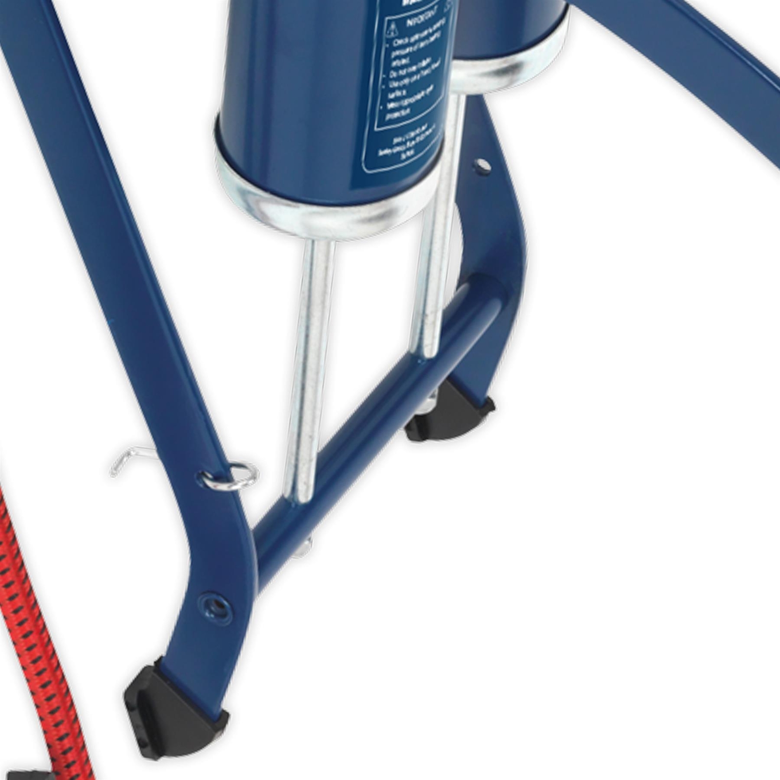 Sealey Foot Pump Twin Barrel Blue 0-100psi 0-7bar FP2