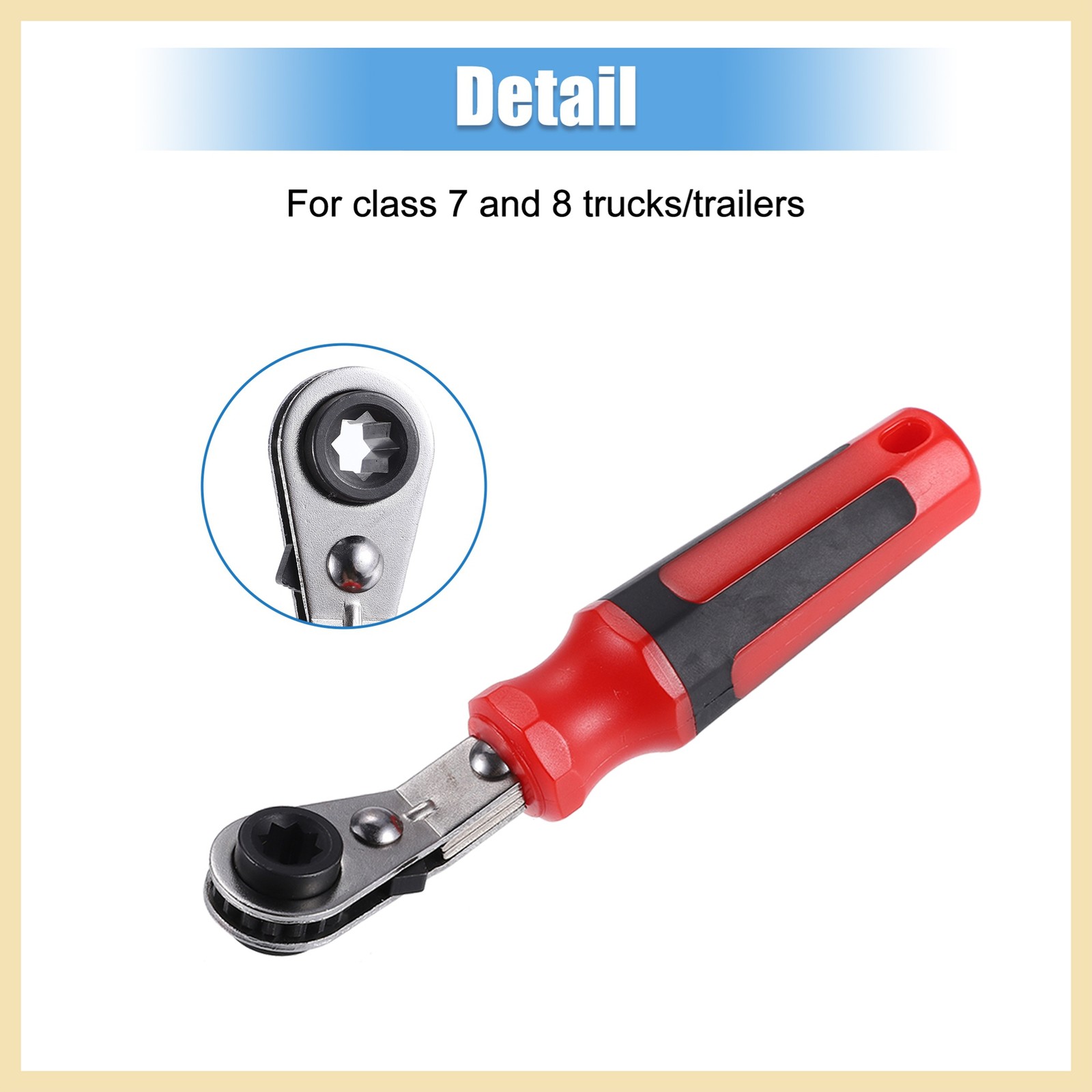 Car Automatic Slack Adjuster Release Tool Wrench Set for Air Brake System 1 Set