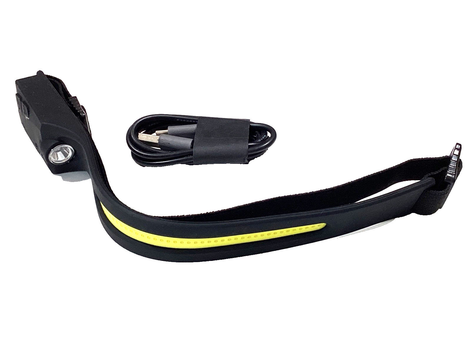 Dual Light NEW 500 Lumens LED Headlamp Hands Free Motion Sensor Strip Spotlight