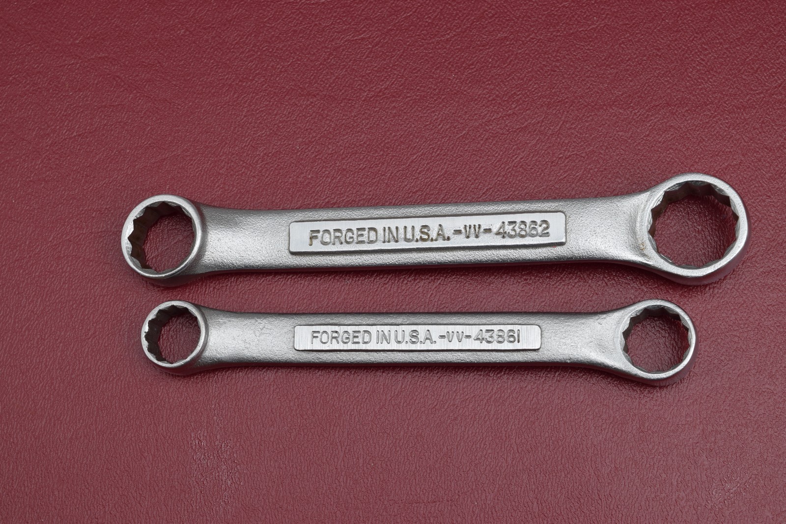Craftsman VV Stubby Double Box Wrench Set 43861 43862 USA 2 Pc 5901