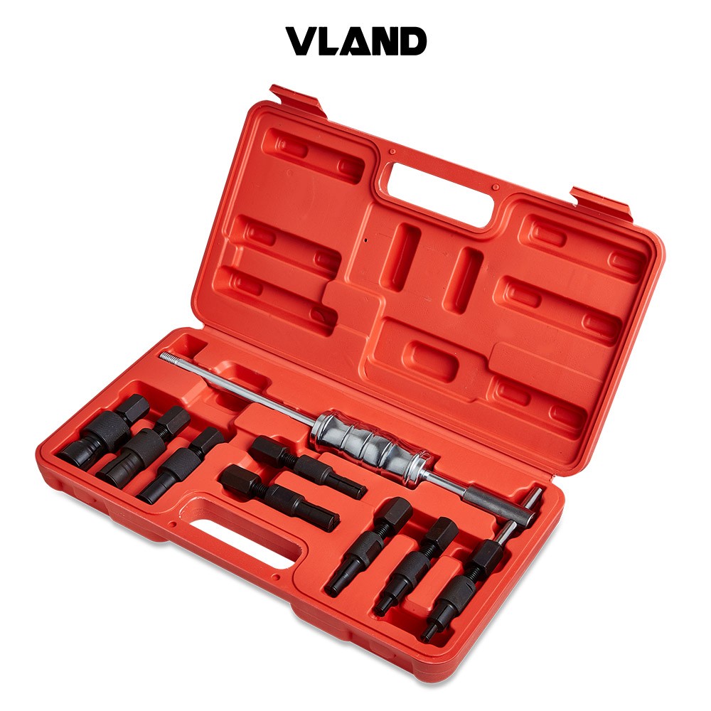 9Pc/Set Inner Bearing Puller Remover Blind Hole Slide Hammer Internal Kit 8-32mm