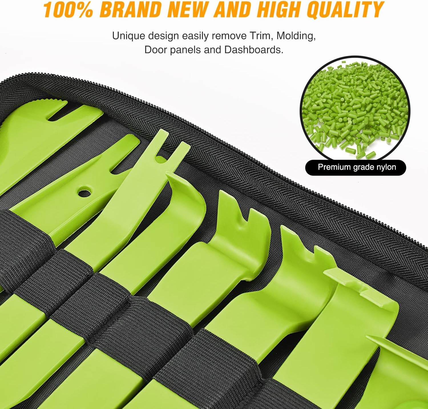102Pcs Trim Removal Tool Kit, Car Push Pin Nylon Bumper Retainer Clip Set, Faste