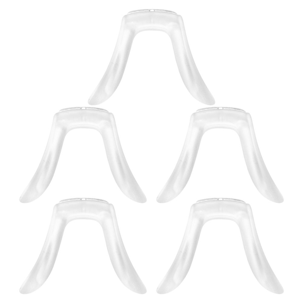 5 Pcs Eyeglass Nose Pads Clear Glasses Silicone Bridge Support for