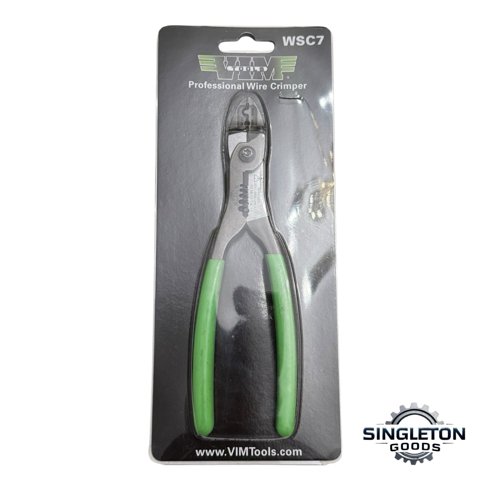 Vim Tools WSC7 7″ Professional Wire Crimper Green BRAND NEW Same Day Shipping