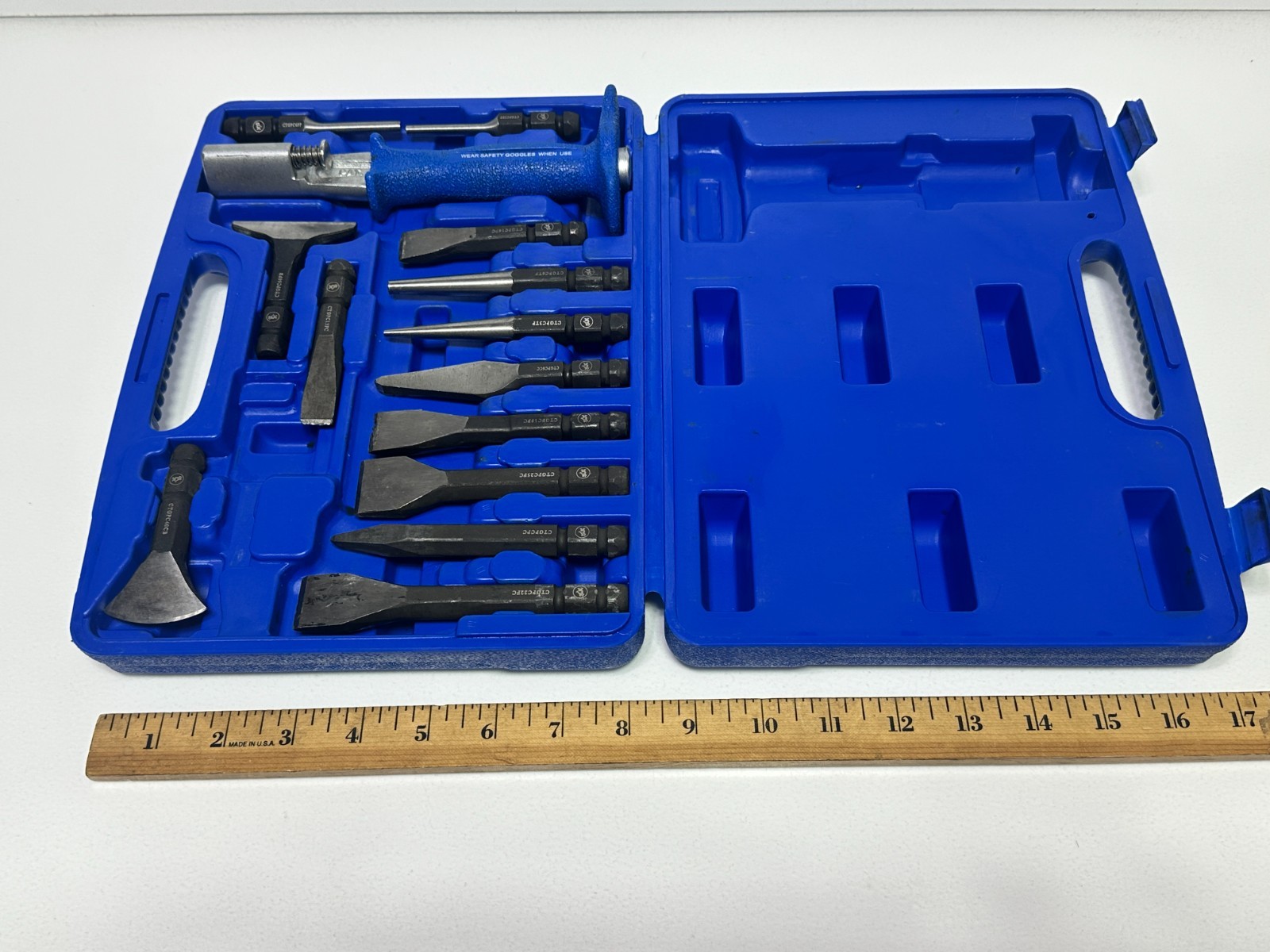 Cornwell Quick Change Drive Handle 14 Piece Punch and Chisel Set CTGPC15KIT