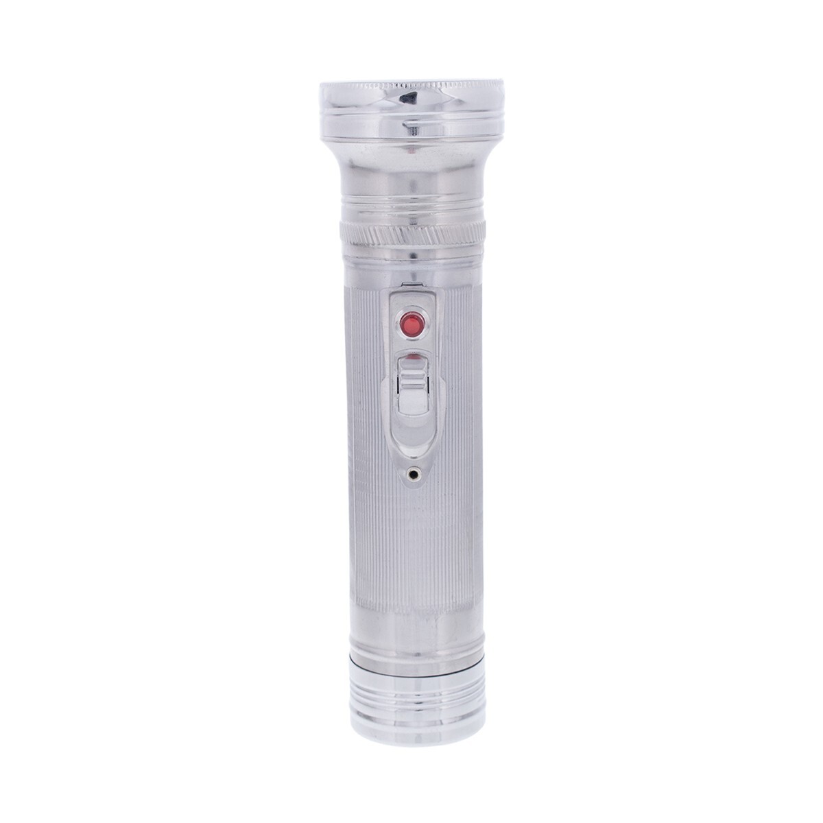 United Pacific 110917 All-Metal Chrome Vintage Style LED Flashlight – 1 Unit