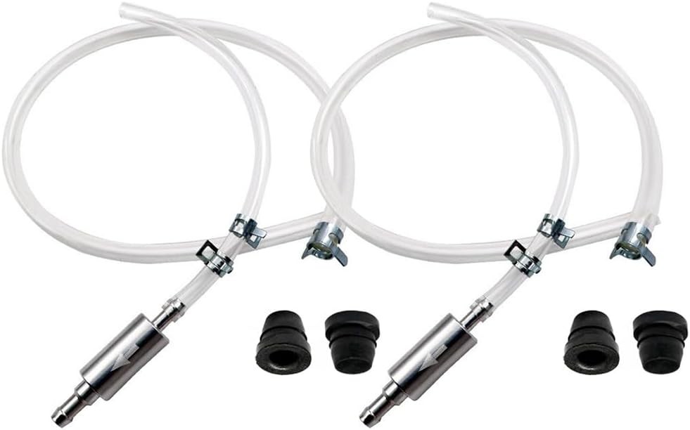 2 PCS Brake Bleeder Hose One Way Check Valve Tube Bleeding Tool Kit for Clutch