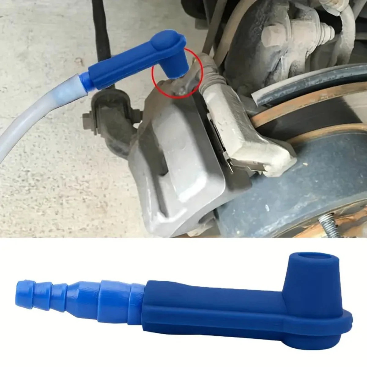 1Pcs Brake Oil Exchange Tool, Portable for Car Truck (Blue)