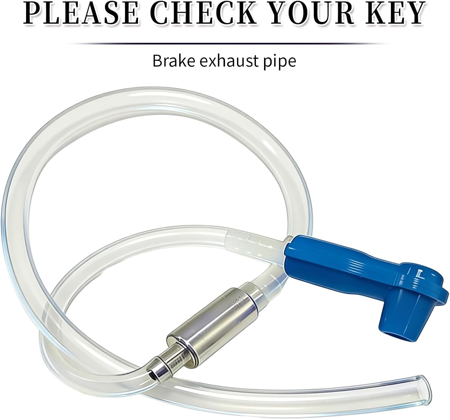 Universal Brake Bleeder Kit One Way Check Valve, 1 Pack