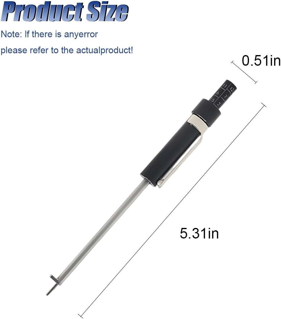 Brake Pad Thickness Gauge Tool Tire Tread Depth Measuring Pen for Car Brakes