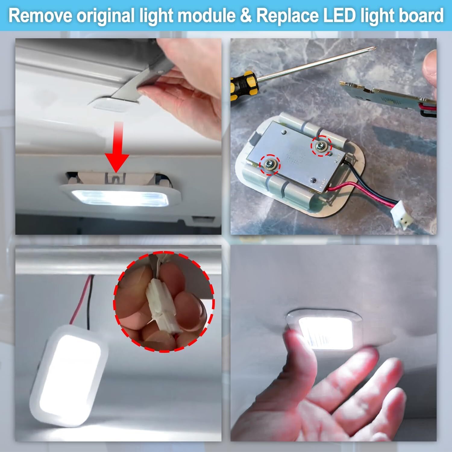 3PK W10843353 W11205083 W10695459 For Whirlpool Refrigerator LED Light Board