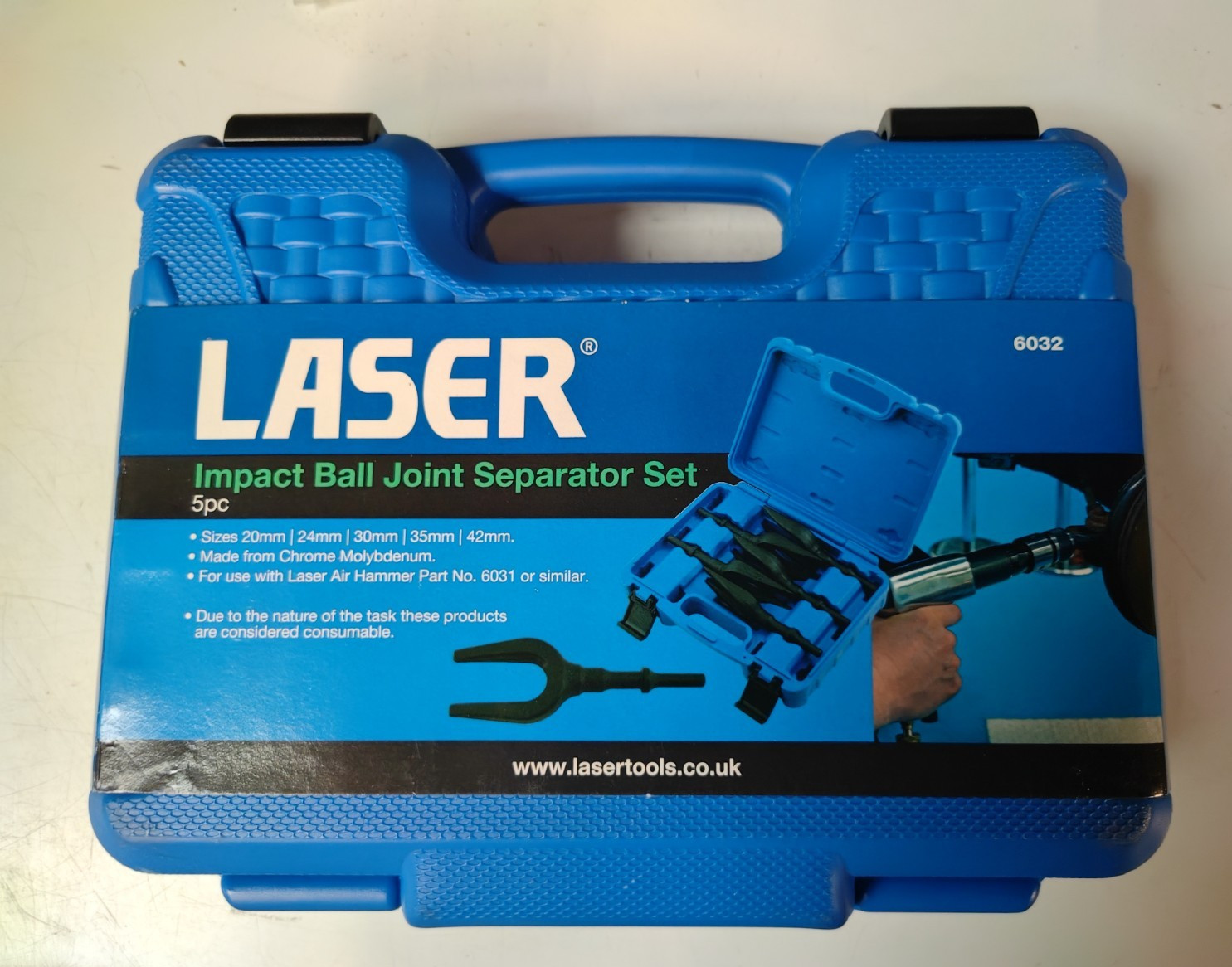 Impact Ball Joint Separator Set 5 Piece 20mm/24mm/30mm/35mm/42mm Laser 6032