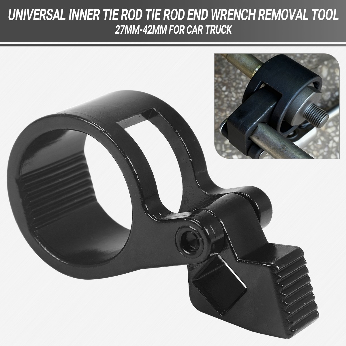 Universal Inner Tie Rod Wrench 27-42mm Steering Rod Rack Pinion End Removal Tool