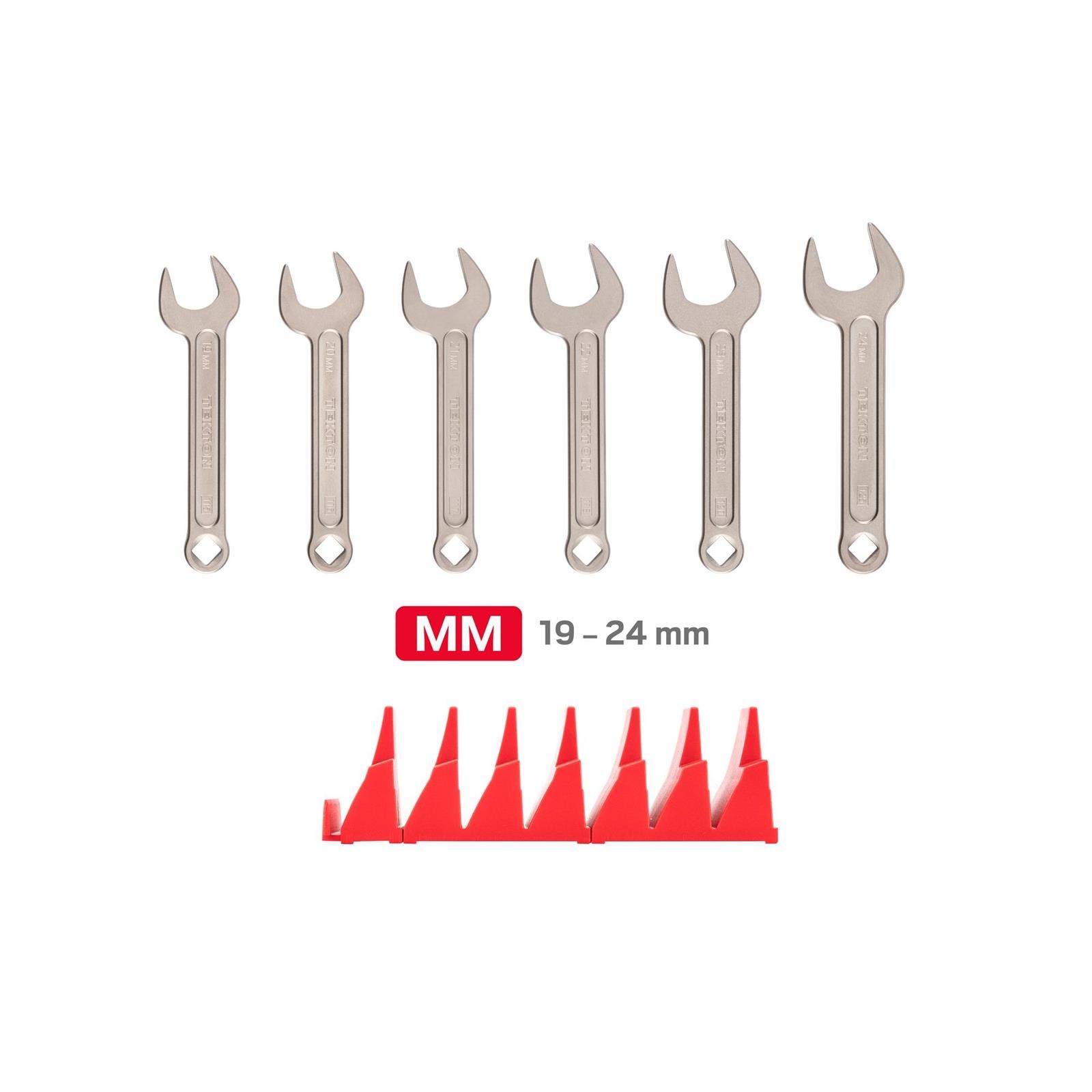 Tekton WSE95200 Service Wrench Set w/Mod Org, 6-Piece (19-24 mm)