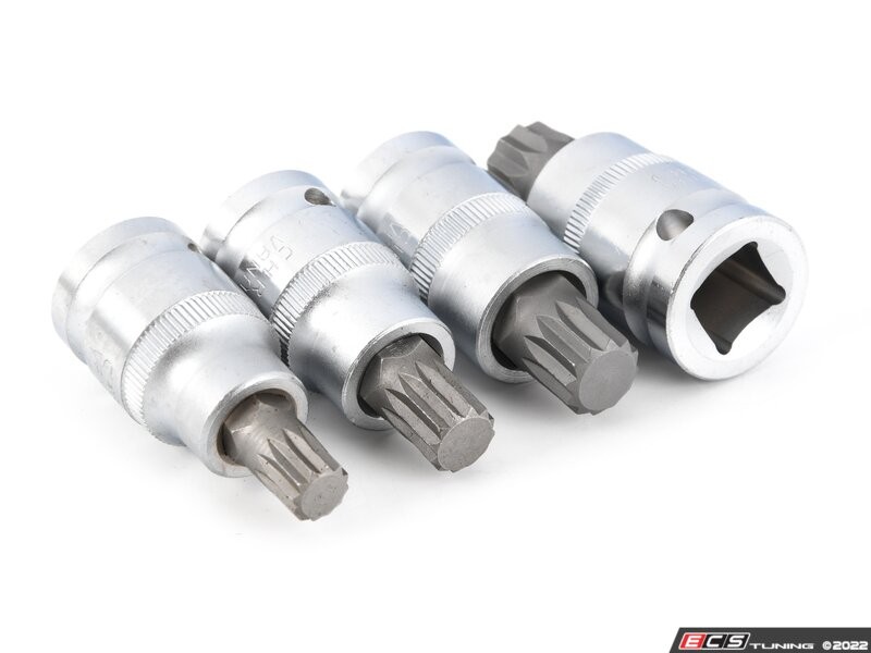 Schwaben Triple Square Socket Kit – 4 Pieces (M10, M12, M14, M16)