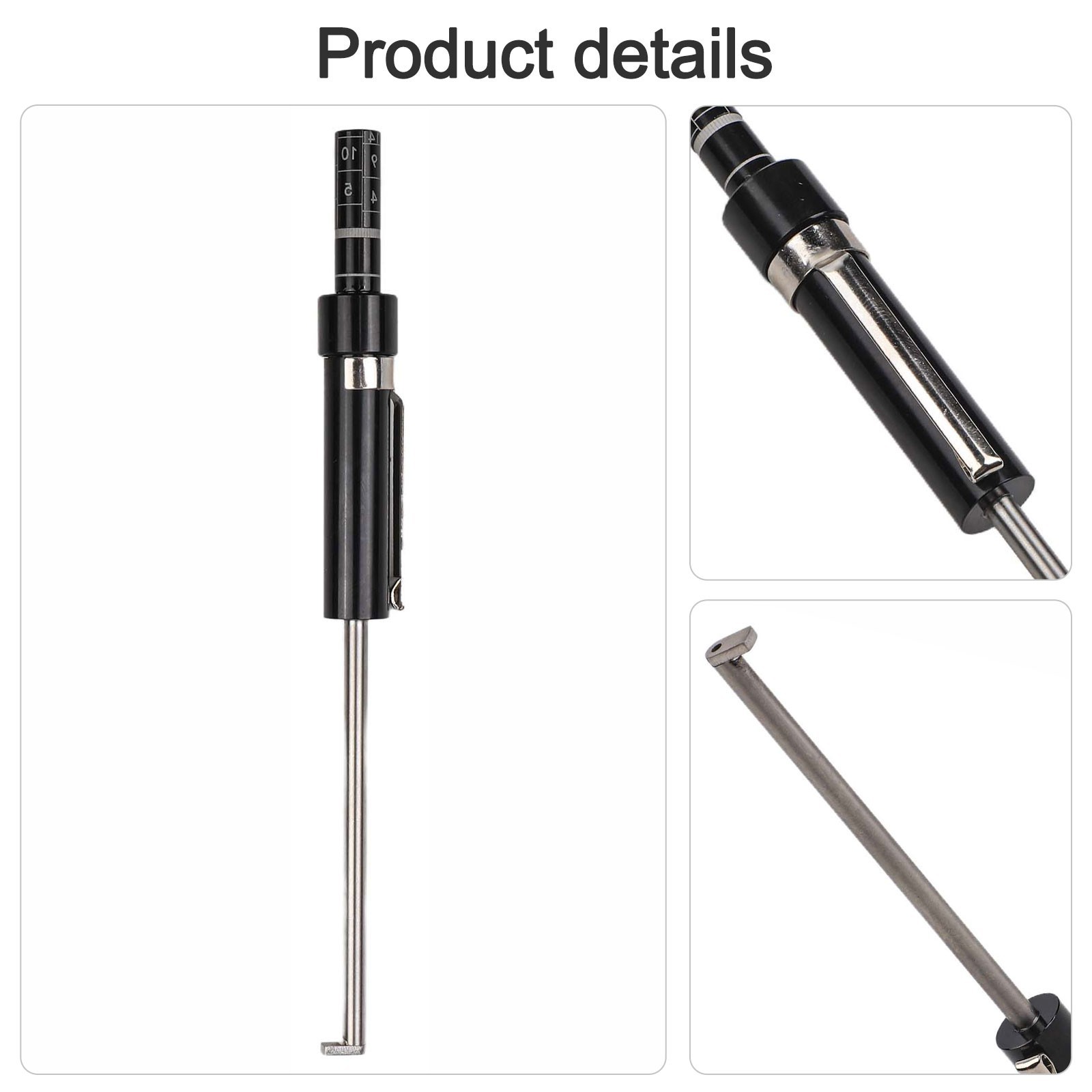 Vehicle Brake Pad Gauge Tester Measuring Tools Measurment 13.5 X 1.3cm