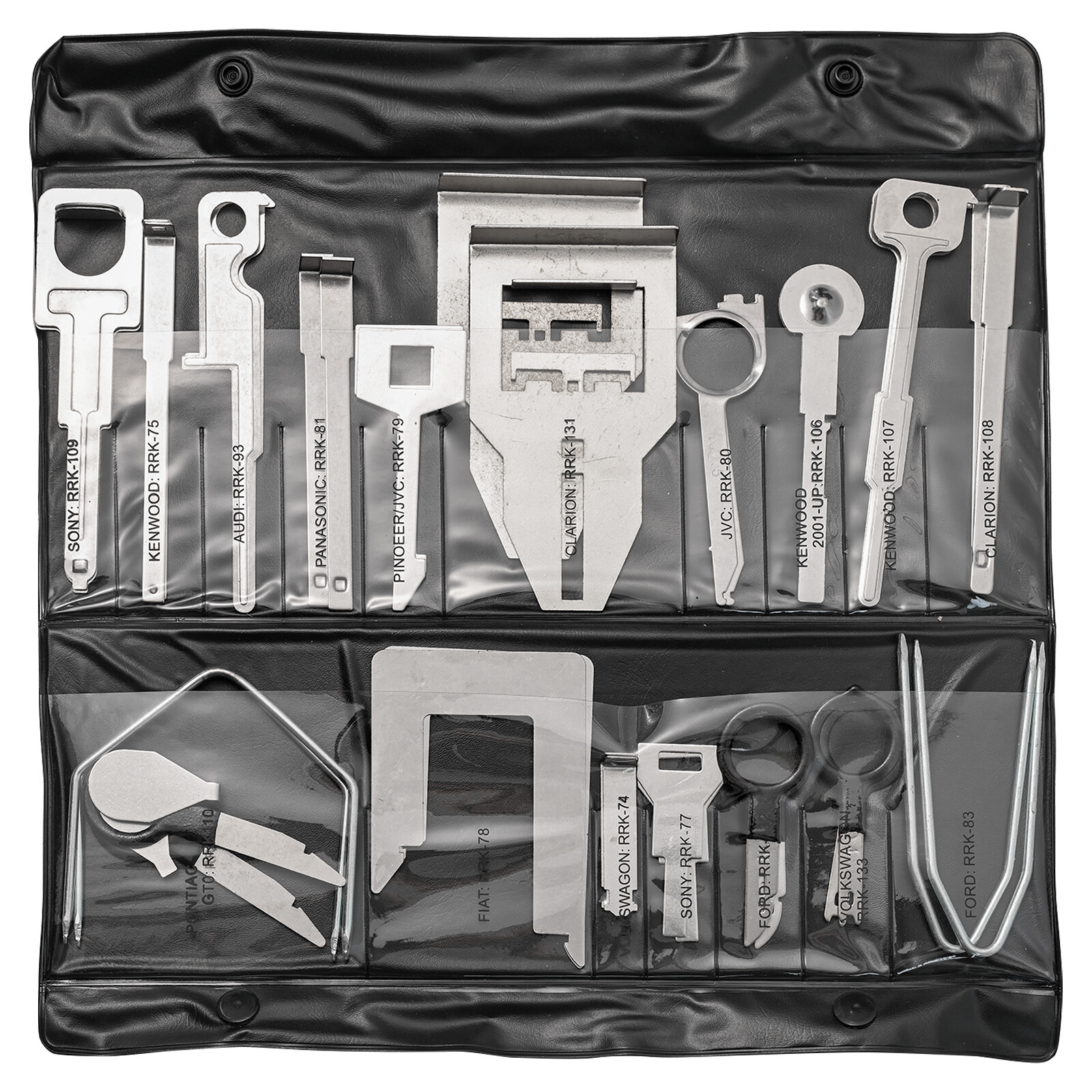 38Pcs Car Stereo Radio Audio Removal Tool Set Key Kit Head Unit Extractor Kits