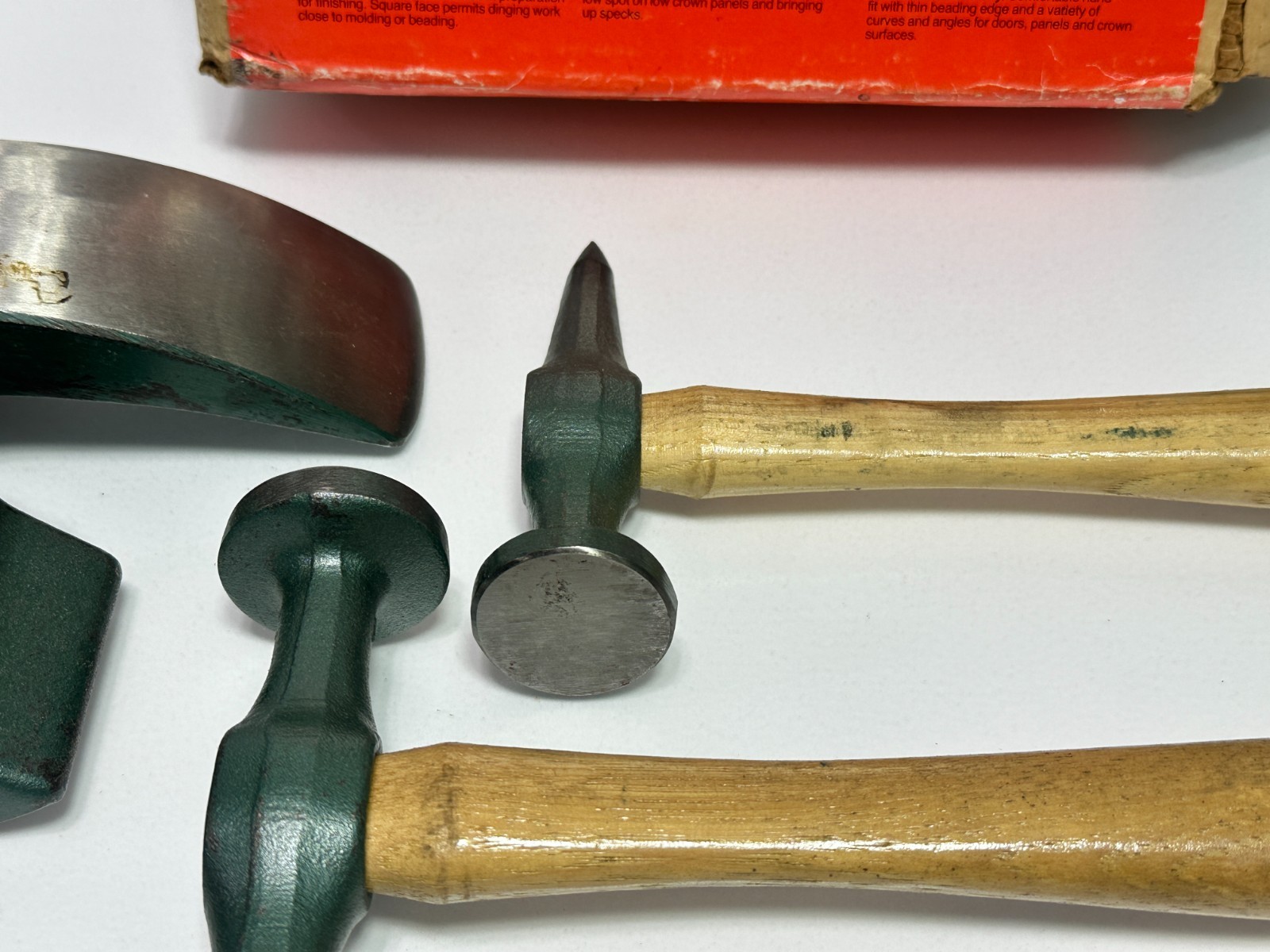 Sears Craftsman USA 45271 4pc Body & Fender Repair Set, Body Hammer & Dolly Pair