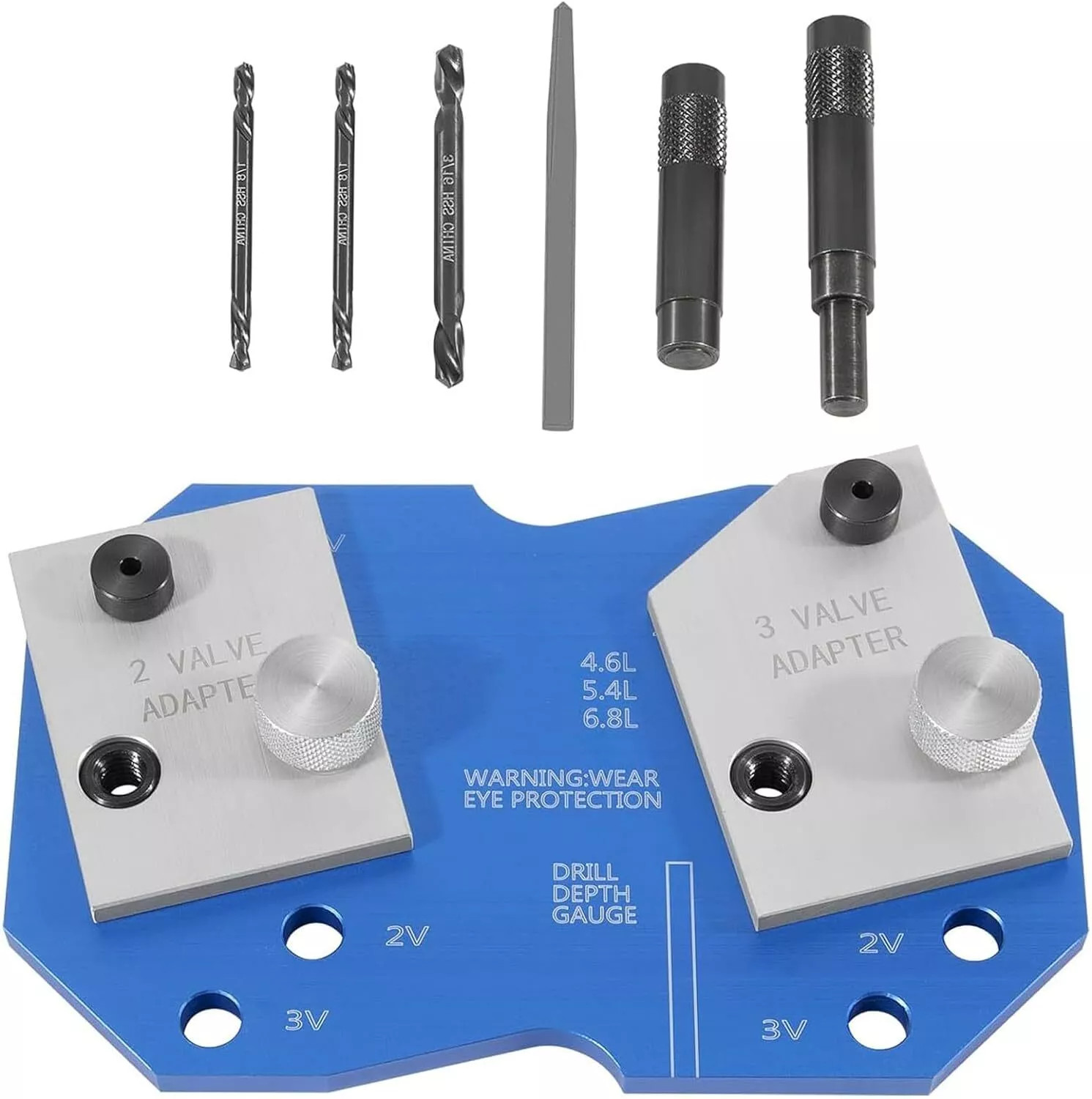 68500 Manifold Drill Template for Ford 2V & 3V 4.6L 5.4L 6.8L V10 Exhaust Tool