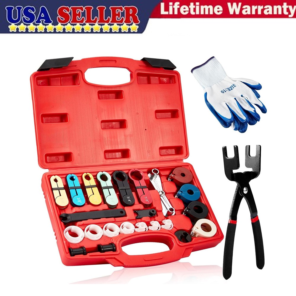 Fuel Line Disconnect Tool Set 22pcs Master Quick Disconnect Tool Kit for Auto