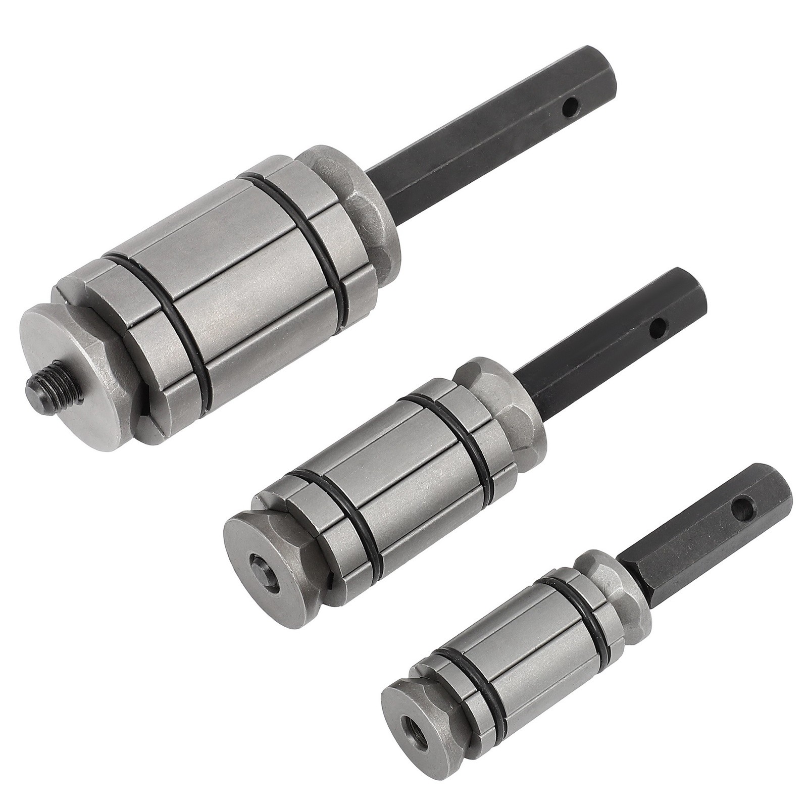 3 Pieces Exhaust Pipe Expander Tail Pipe Muffler Spreader Tool 1-1/8″ to 3-1/2″
