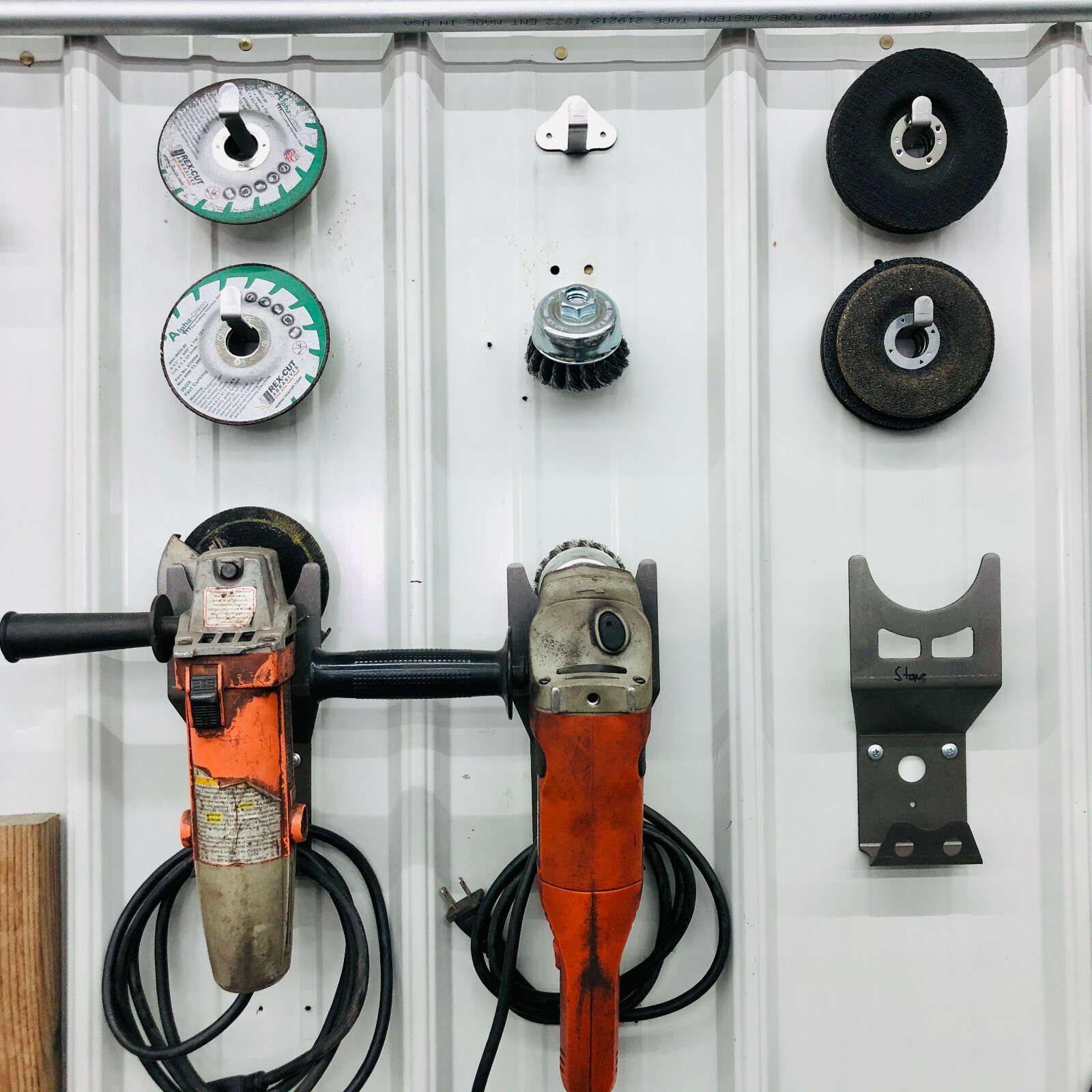 Angle Grinder Wall Mount- Garage Storage
