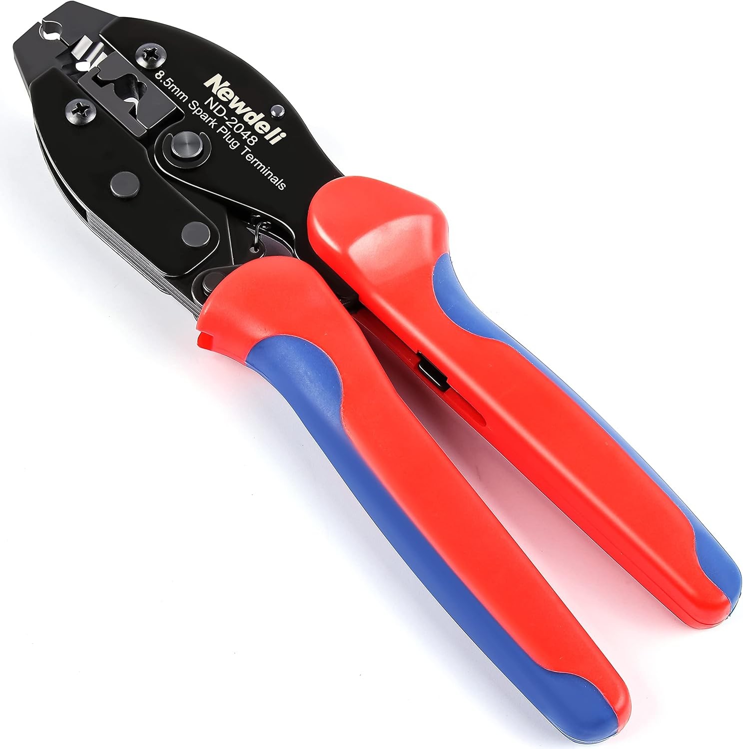 Spark Plug Wire Crimper, Newdeli Crimping Pliers for 11*6*1.25 inc, Red, Blue