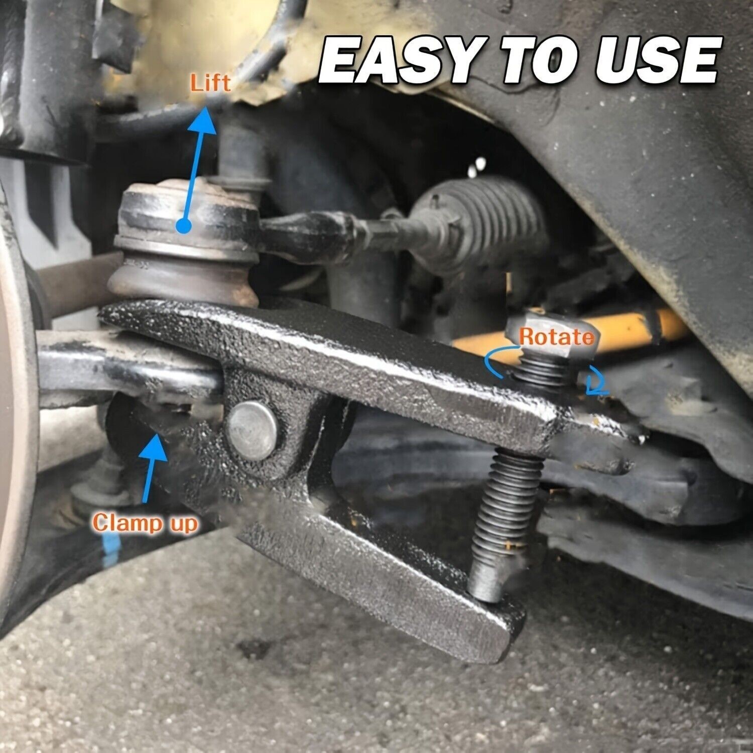 19mm Universal Ball Joint Separator Rod End Extractor Puller Removal Splitter