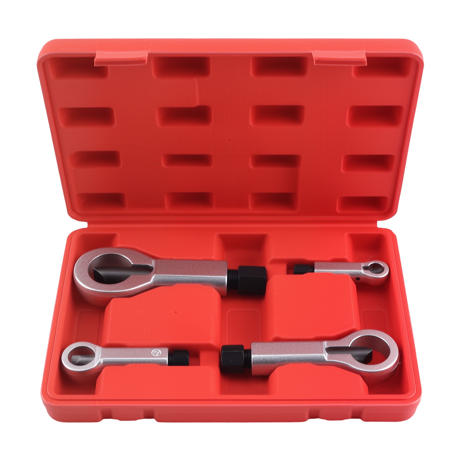 4PCS Nut Splitter Heavy Duty Nut Splitter Tool Kit Manual Nut Extractor 9-27mm