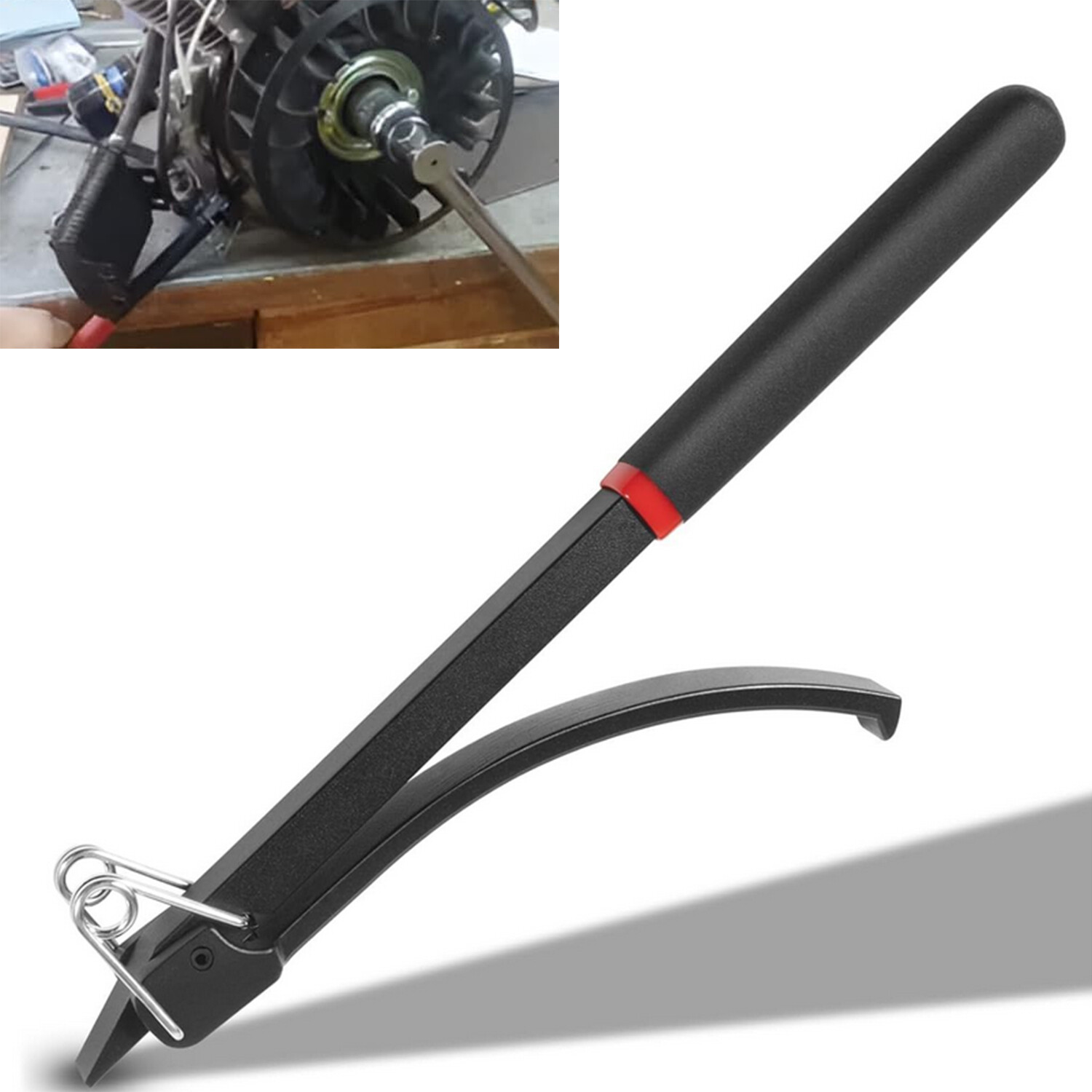 Flywheel Turner Wrench Turning Tool, 23800 Flex Plate Holder for Most Vehicles