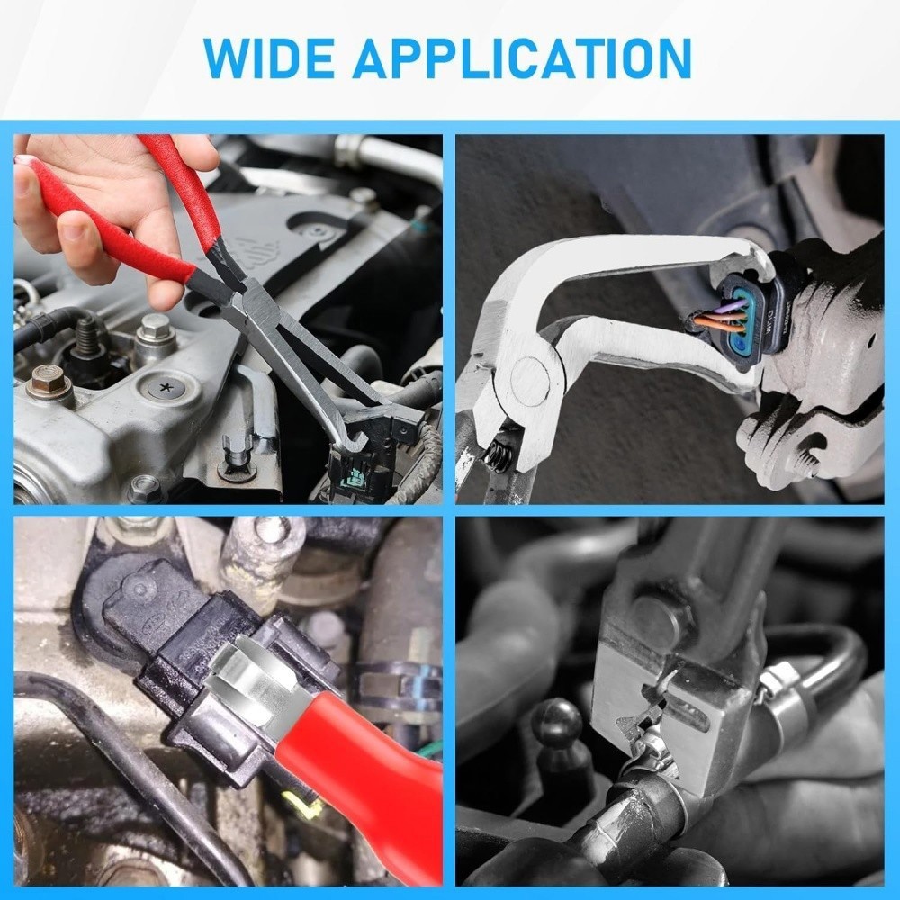 4Pcs/Set Electrical Disconnect Pliers for Cars, Electrical Connector Separator