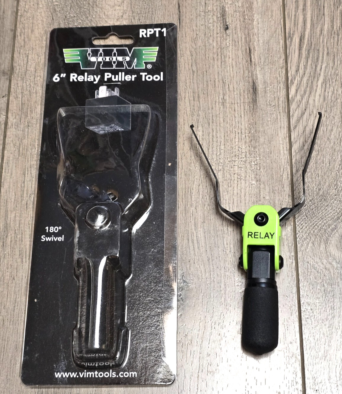 Vim Tools Compact 6″ Flex Finger Swivel Relay Puller Tool #RPT1