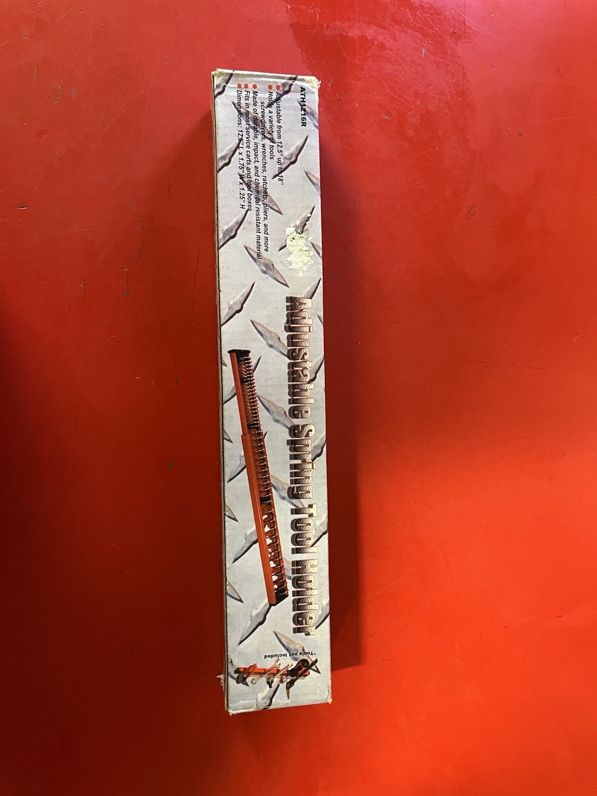 Mechanics Time Saver Adjustable Spring Tool Holder, Red #ATH1216R